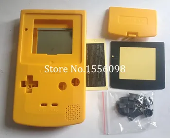

8pcs/lot Retro Housing Case Full Set Case For nintendo Gameboy Color GBC Console Case with Rubber Pads