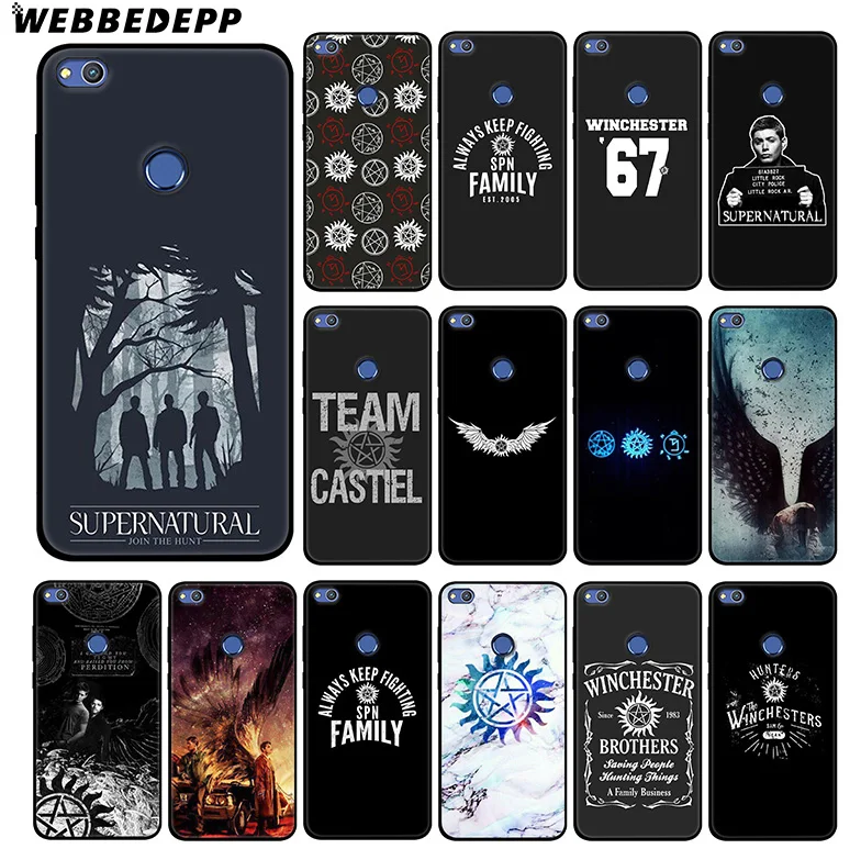 WEBBEDEPP Supernatural Tv Shows Soft Silicone Case for Huawei Honor Mate 20 10 8X 8C 8 6A 7A 7X 7C Lite Pro TPU |