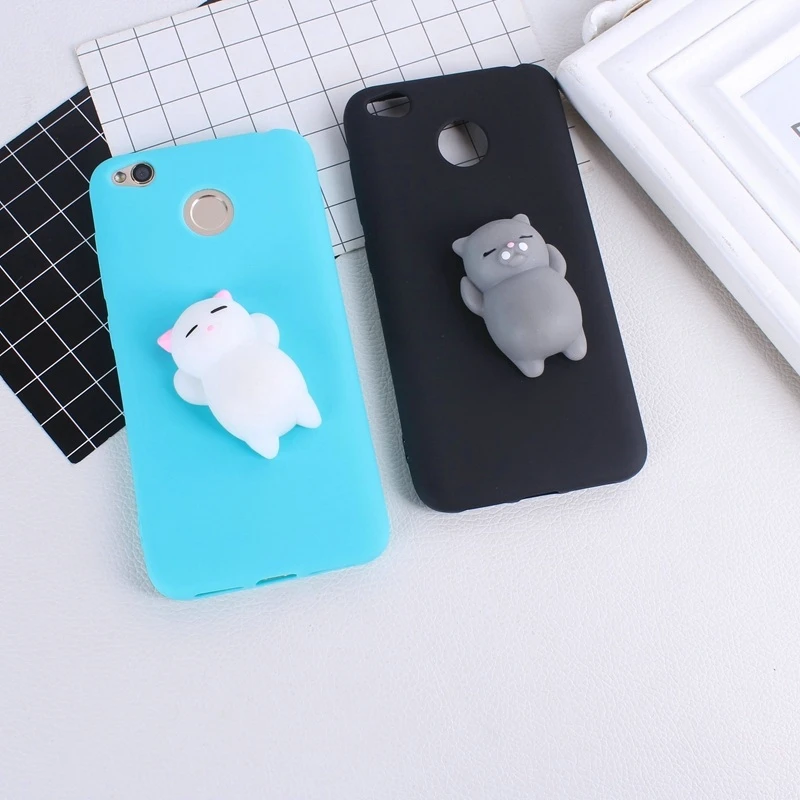 

Squishy Case For Xiaomi redmi 4X Cover Case Squeeze Shell For redmi 4 4X Note 4 Note 4X 4 Pro 4A Mi Max 2 Bags Capa Stress Toys