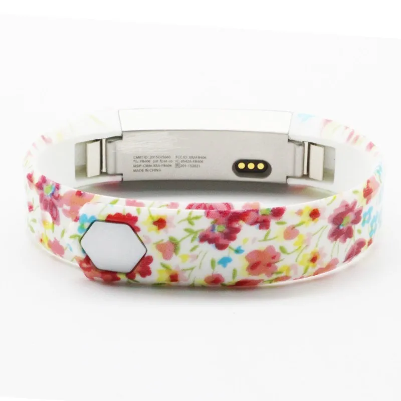 Patterns Large & Small Silicone Fitbit Alta Wristbands Sports Smart DIY Watch Bands Bracelet Strap Replacement in 20 Colors (15)