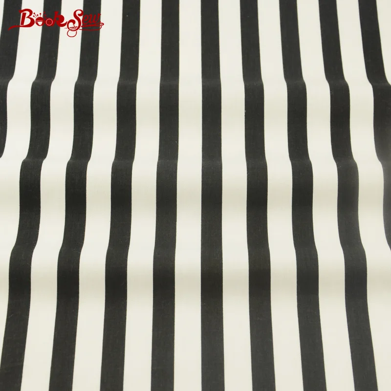 100% хлопчатобумажная ткань черно белая полоска африканская Книжная строчка Tecido