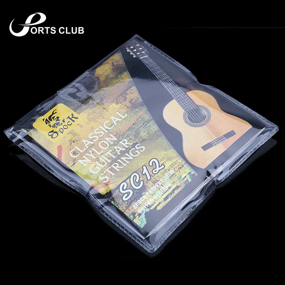 

Hot Sale! High Quality SC12 Classic Guitar Six Strings Nylon Silver Plating Set Super Light Acoustic Guitar Musical Instrument