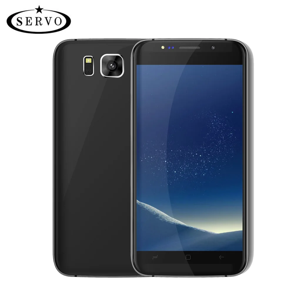 Оригинальный телефон SERVO S8 края 5,5 "3D изогнутые Стекло mtk6580m четыре ядра Android 6,0 Оперативная память 1 ГБ Встроенная память 8 ГБ Камера 8.0MP WCDMA