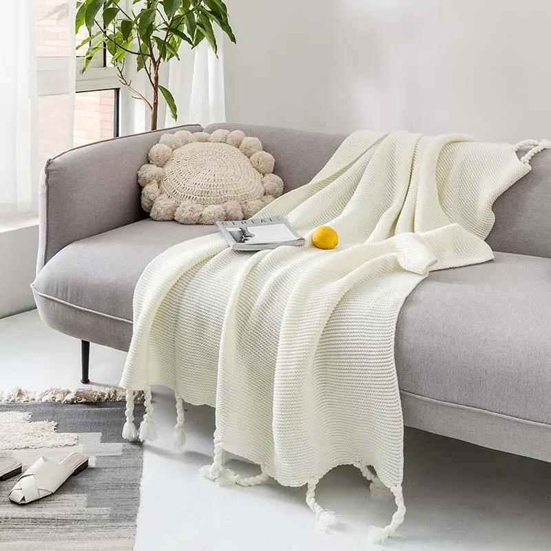 Домашний текстиль весна/осень тканевое одеяло 170x130 см дорожное одеяло для взрослых одеяло постельные принадлежности цельное - Цвет: White