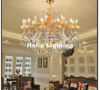 

New Arrival Golden Finishing Lustres Hot Chandelier Genuine Vintage Crystal Chandelier E14 LED Golden Chandelier Jade Designs