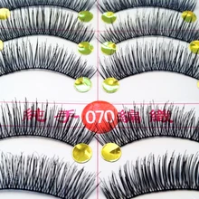 20 пар ручной работы Ресницы человека Расширение ресницы Мягкие Длинные Накладные ресницы макияж ресницы профессиональные ресницы