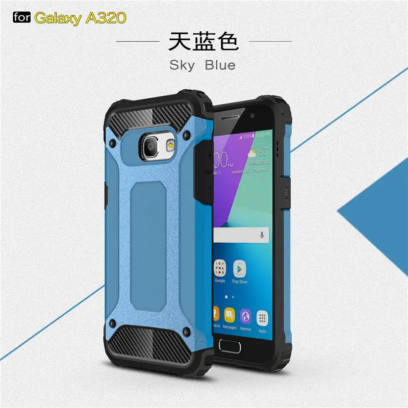 Люкс Ретро Жесткий PC + TPU чехол для samsung Galaxy A3 2017 Diamond Броня обложка a3 A320