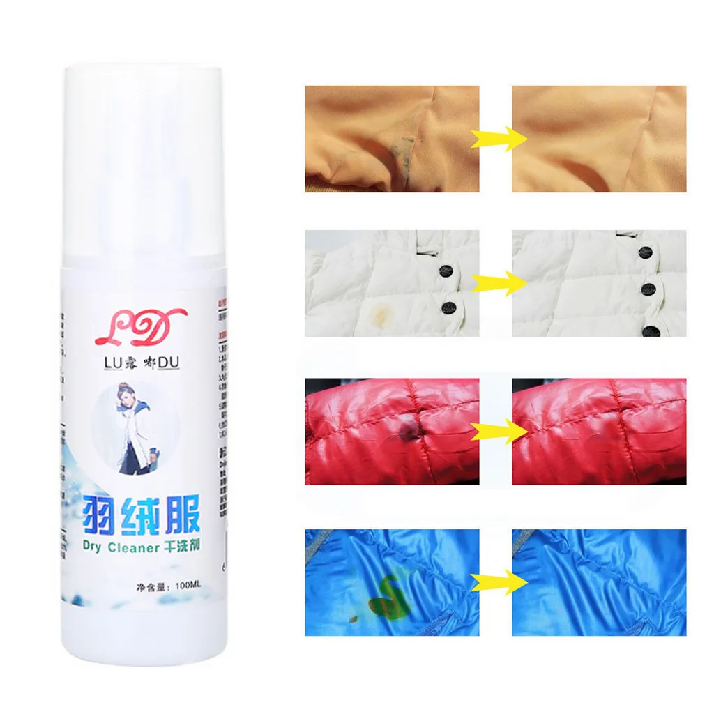 New stain remover Convenience Down Jacket Wash free Spray Cleaning
