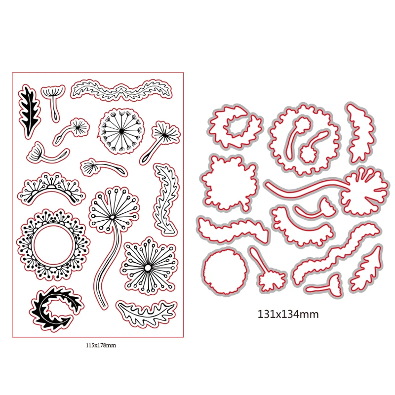  McDies Lotus Leaf Series Metal Cutting Die Scrapbooking Embossing Stencil Card Die For DIY Invitati - 32897575817