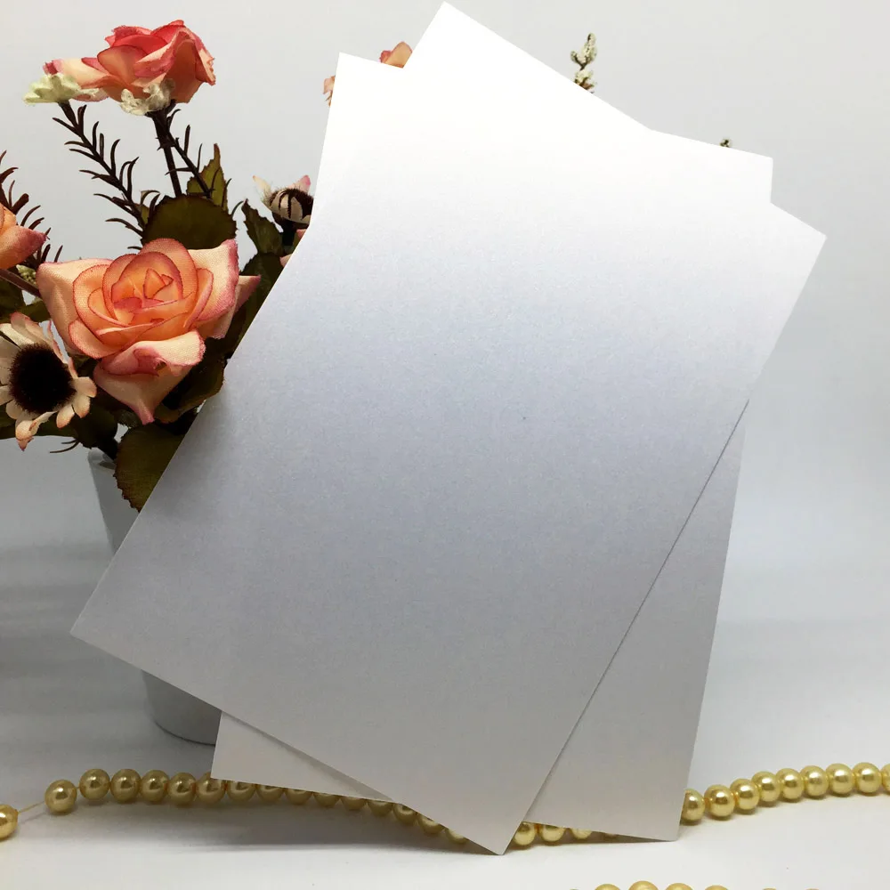 Pearl Paper Invitation Card