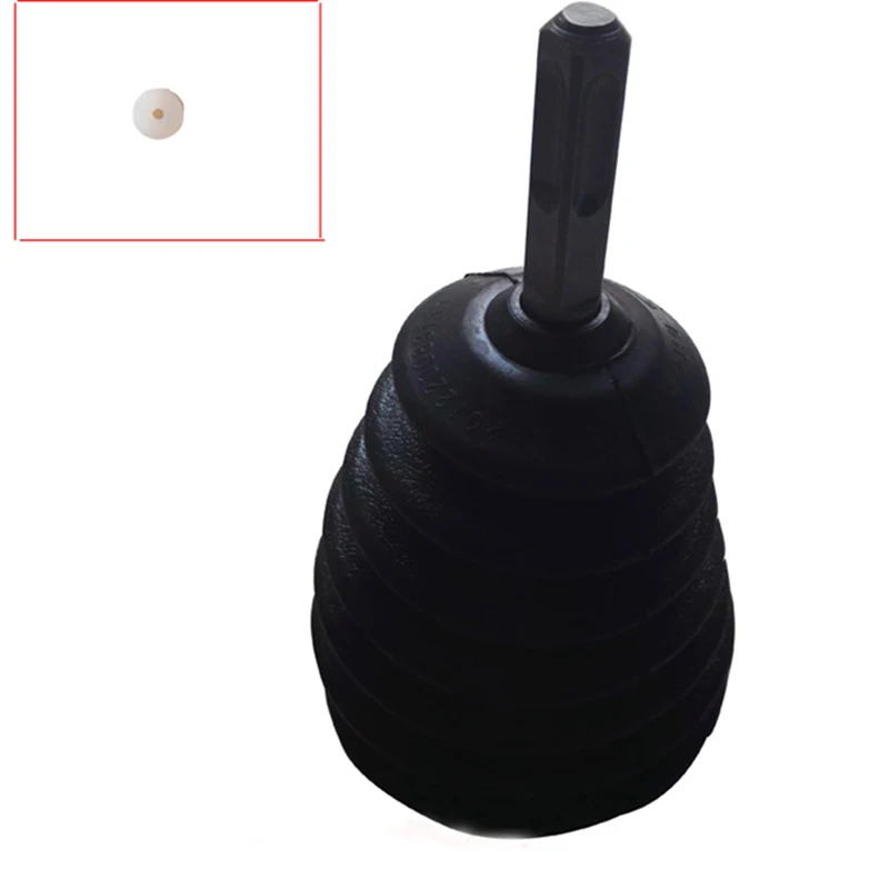 Аксессуары для сверл Запасные части Электрический пылезащитный инструмент черный Ударопрочный силиконовый 110 мм 1 шт. Catcher практичный