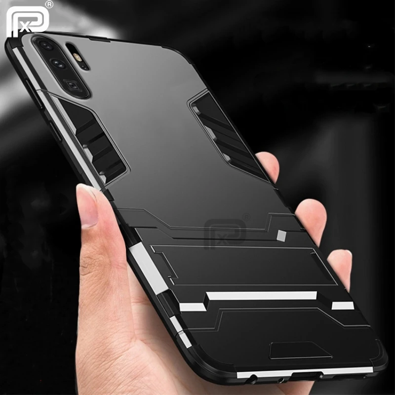 For Huawei P30 Pro Case Armor Hard PC Soft Silicone TPU Back Cover For ...