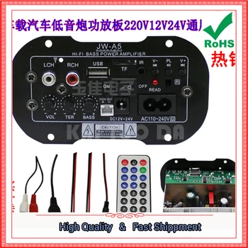 

Car Subwoofer Amplifier module 220V 12V 24V Audio Gun Speaker Motherboard 6 inch 8 inch 10 inch 0.45kg