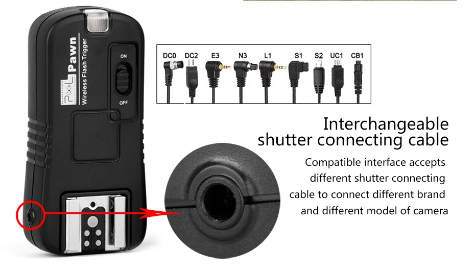 PIXEL Беспроводная вспышка триггер пульт дистанционного управления спуском затвора приемопередатчик приемник для Canon Nikon sony Panasonic Olympus камера