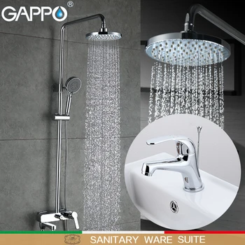 

GAPPO Bathtub Faucets bathtub waterfall faucet bath tub mixer basin faucet water mixer tap basin sink faucet Sanitary Ware Suite