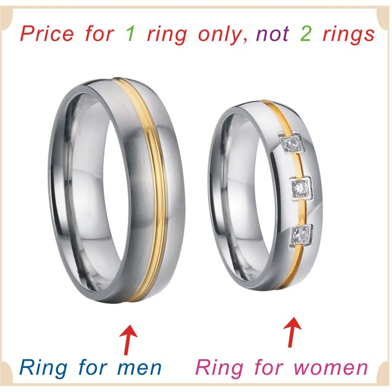 Обручальные кольца Love Alliance для пар, его и ее свадьба, титановое кольцо из нержавеющей стали для мужчин
