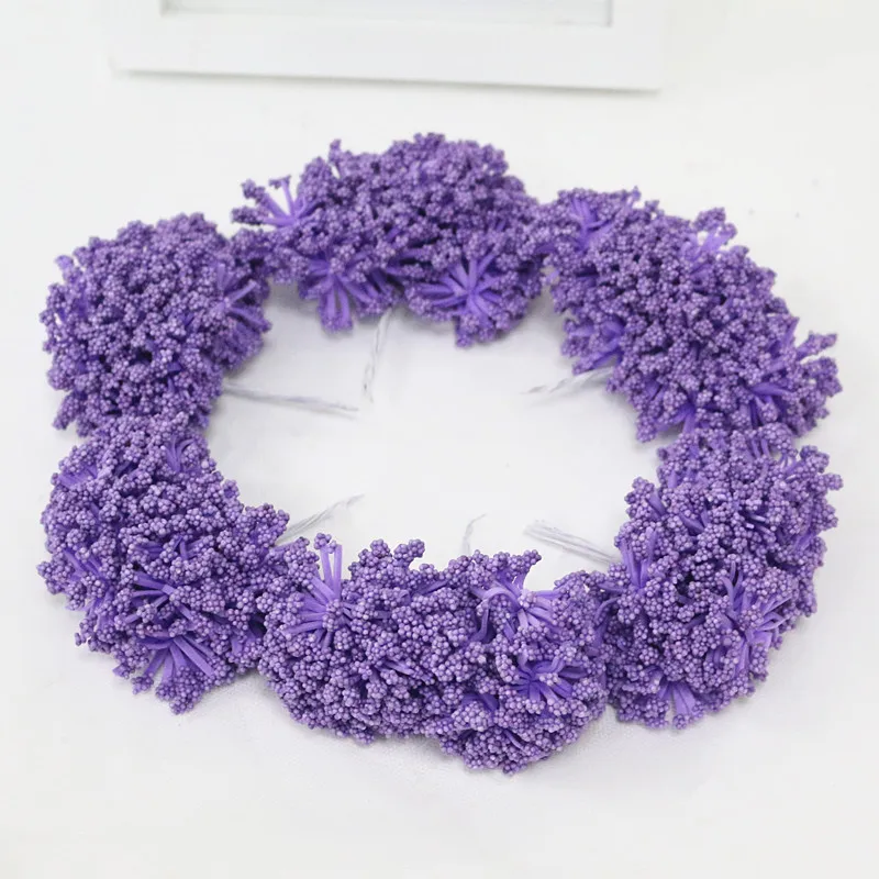 Flone Mini Fake Fruit Small Berries Artificial Flower Cherry Stamen Bouquet Wedding Christmas Party Xmas Decor Art Floral (6)