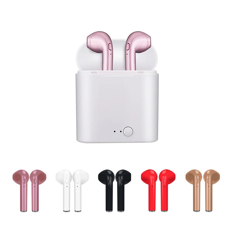 I7s TWS Wireless Bluetooth Earphones with mini Charge box Headsets Earbuds For Iphone X 6 7 8 plus Samsung Xiaomi Huawei LG | Электроника