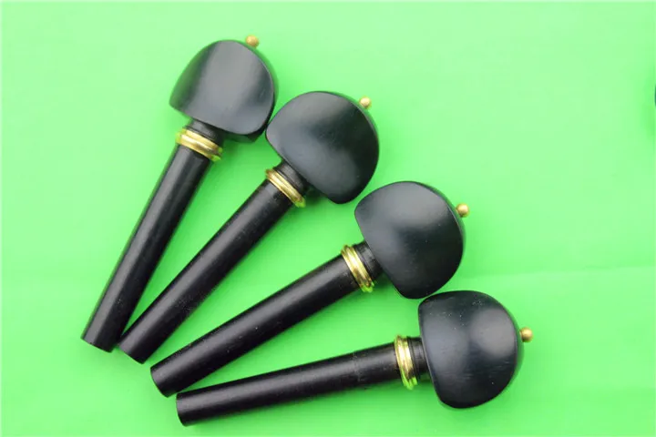 

4pcs high quality Violin Pegs Ebony Violin Tuning Pegs 4/4 full size free shipping
