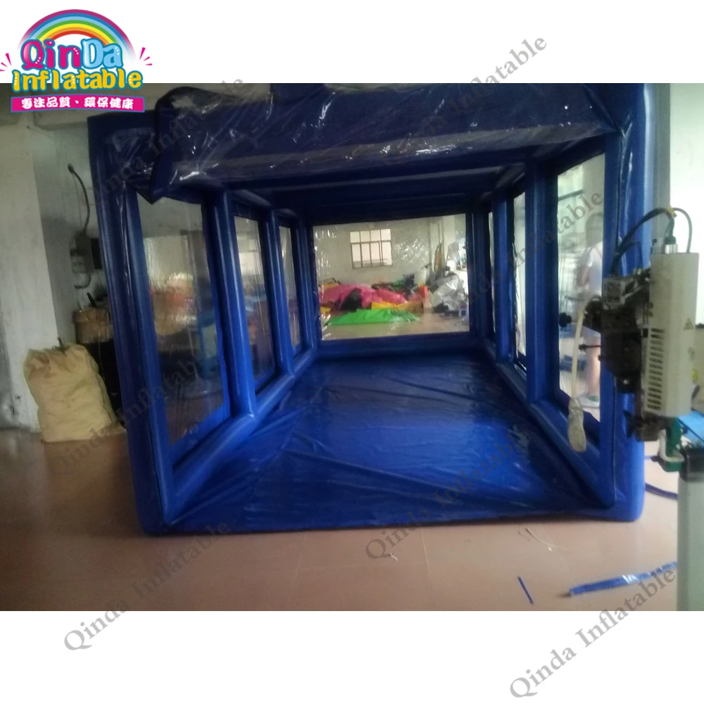 5m Inflatable Car Cover Tent For Wash ,transparent PVC Tarpaulin Inflatable Car Garage Tent With Factory Price 5