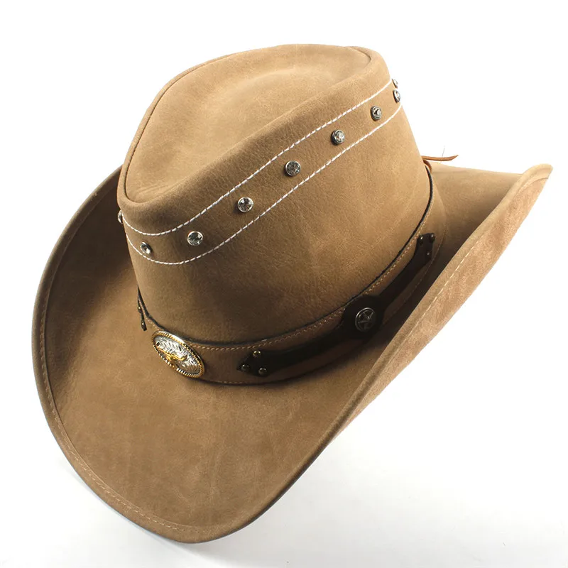 Benmore Outback кожаная мужская Ковбойская шляпа в стиле вестерн для джентльмена, папа сомбреро, Hombre, шапки крестного отца, хорошая посылка
