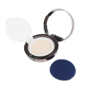 

Travel Compact-Sized Portable Empty Air Cushion Puff Container Dressing Box with Inner Case, Powder Puff, Sponge, Mirror