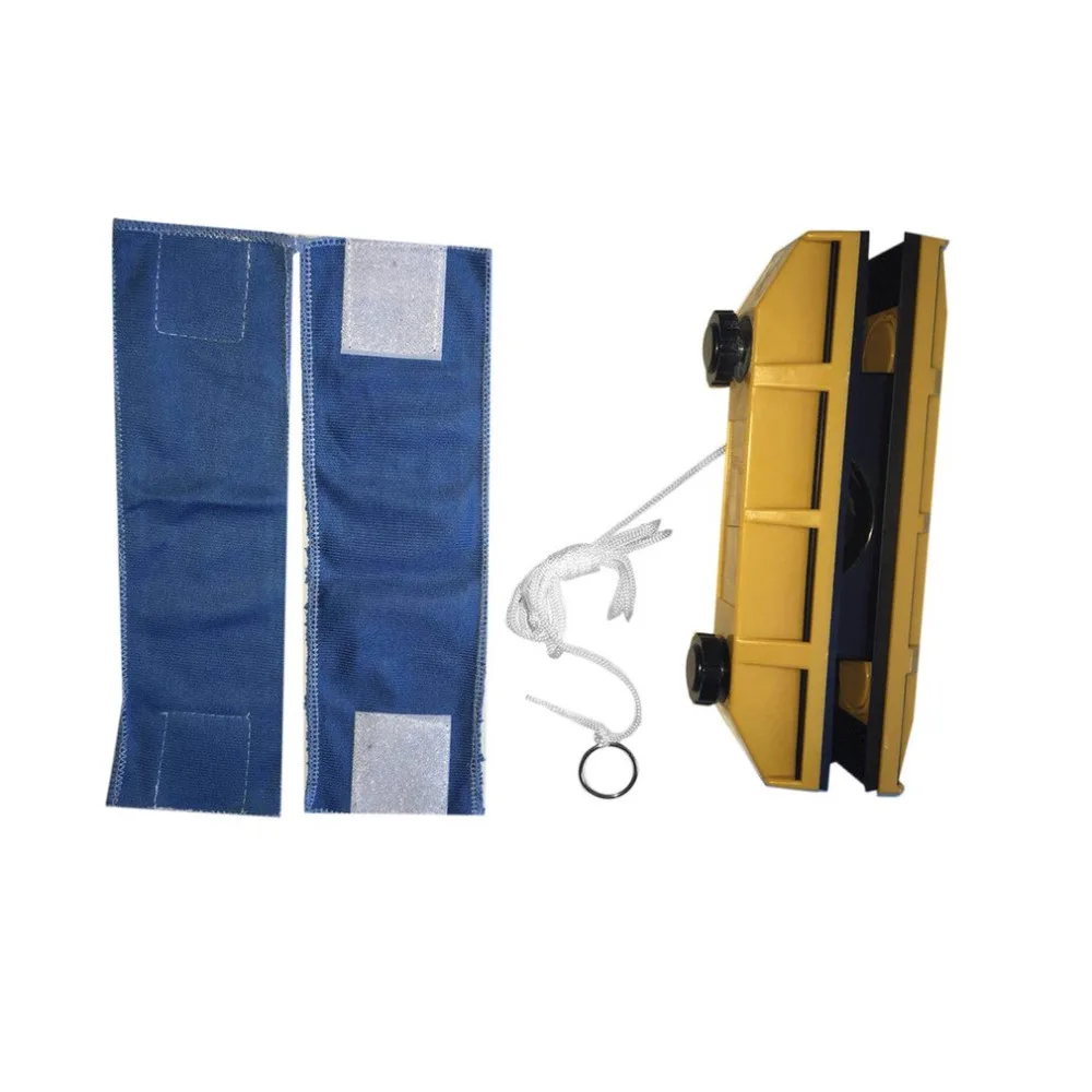 Online 1PC Nützliche Magnetische Glas Fenster Reiniger Pinsel für Einzel Verglasung Windows Glas Staub Reinigung Werkzeug mit Tuch für Haus verwenden