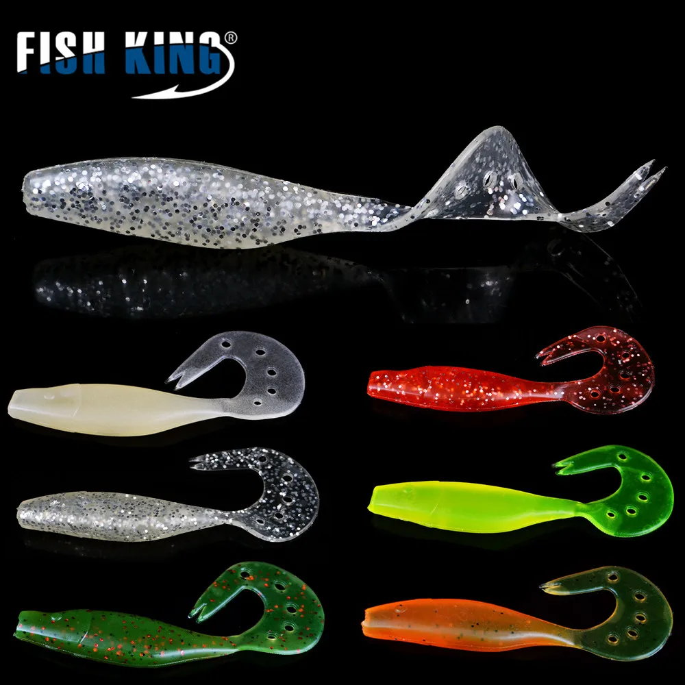 Рыболовная приманка FISH KING 9 см/6 6 г 5 шт./лот|soft lure|shad baitshad swimbait |