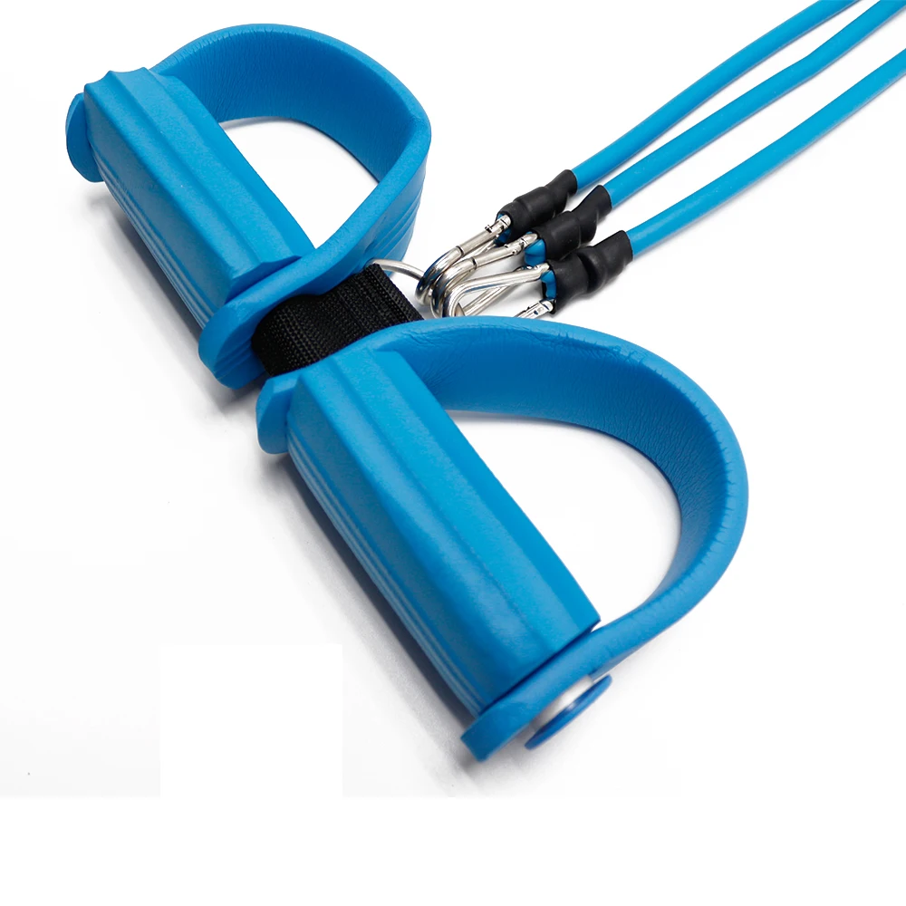 3 трубки многофункциональная Педальная лента сопротивления Веревка для спортивных упражнений латексные упражнения эластичные ленты для йоги Пилатес Кроссфит