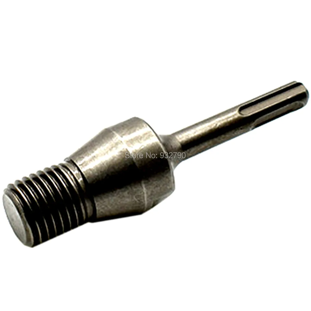 Wall Core Bit Adapter SDS Shank 21.35mm Threaded Male to SDS Plus Shank
