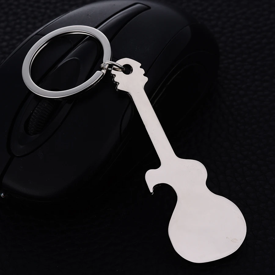Personalized Music Guitar Keychain Sleutelhanger High Quality Opener