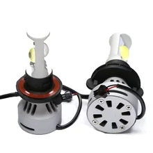 72 Вт высокой мощности Мощность ультра яркие красные/зеленые/H13 9008 светодиодный фар Conversion Kit 6500 k Цвет ночной фары ближнего света светодиодный лампы