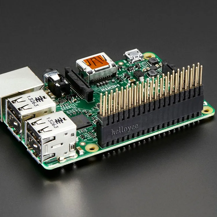 Hellotronics 50 шт./лот 2x20 Pin сверхвысокий штамп 8 5/5 0/10 5 мм для RaspberryPi A + Model B Plus Pi 2 3 4|50