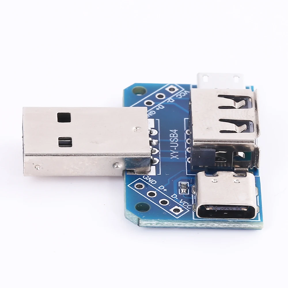 DC 5 В USB конвертер Стандартный USB мама к папа тип-c к Micro USB к 4P терминал интерфейс конвертер