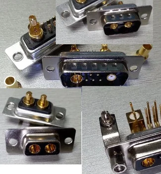 

1PCS High current D-SUB 7W2 2W2 3V3 3W3 2V2 DB head connector D-SUB7W2 5+2 -SUB