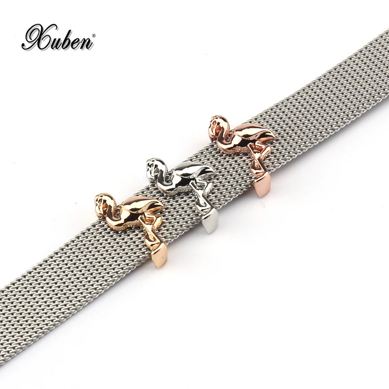 

XUBEN Bohemia style Slide Charms DIY Jewelry Mesh Ker Bracelets Accessories Paper crane