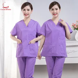 Doctors and nurses wear work clothes, surgical clothes, women's long sleeve brush hand clothes, isolation suits Doctors and nurses wear work clothes, surgical clothes, women's long sleeve brush hand clothes, isolation suits