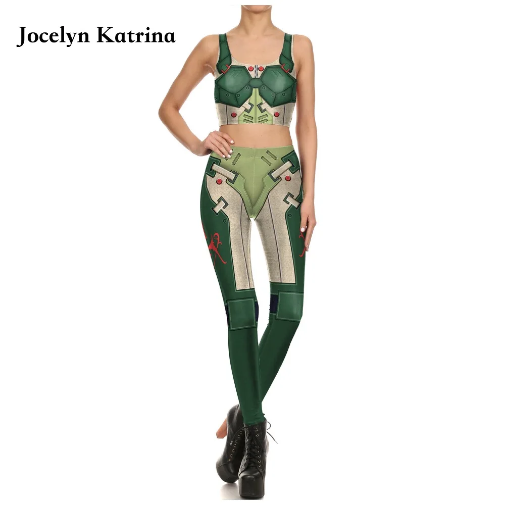

Jocelyn Katrina New women yoga sets patchwork sexy sport jogging suits bra+pants womens running sportswear yoga clothing
