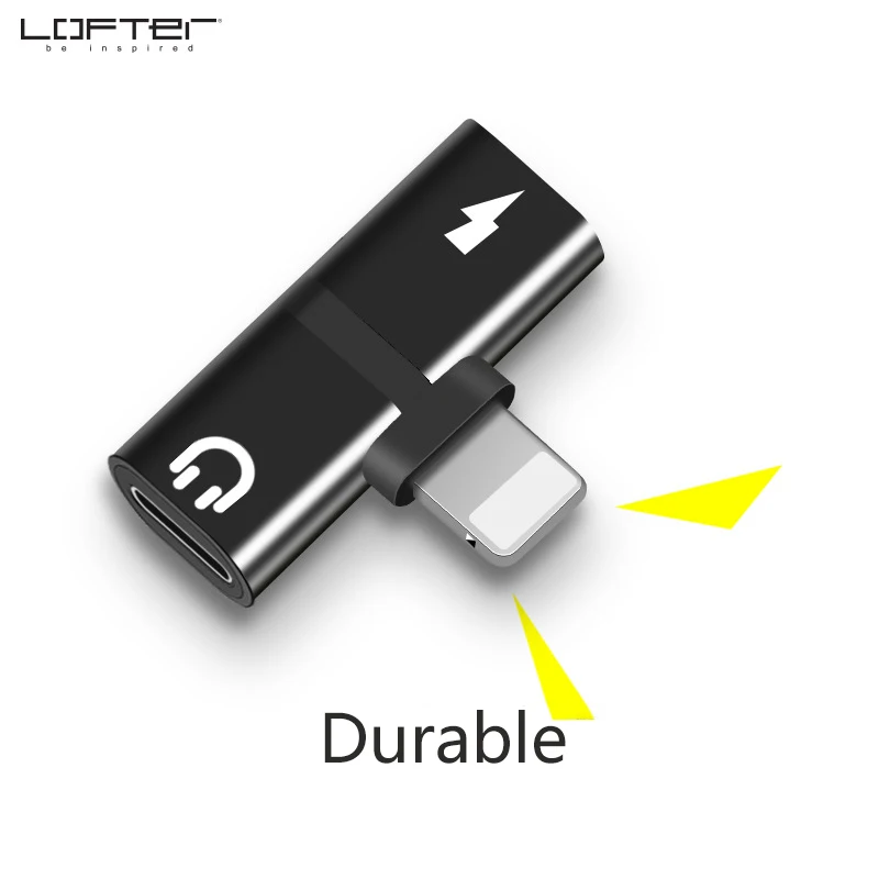 Dual 2 in1 for Lightning Adapter Charging Adapter For iPhone 8 Plus X IOS 10 11 12 Charger Splitter Headphone Adapter Converter