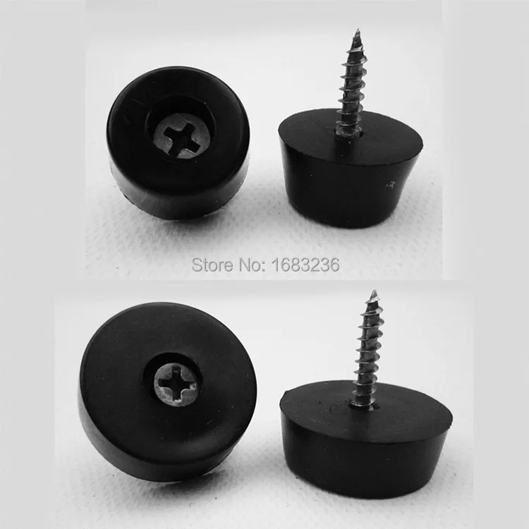 Buy 24pcs Black Rubber Durable Soft Furniture Chair