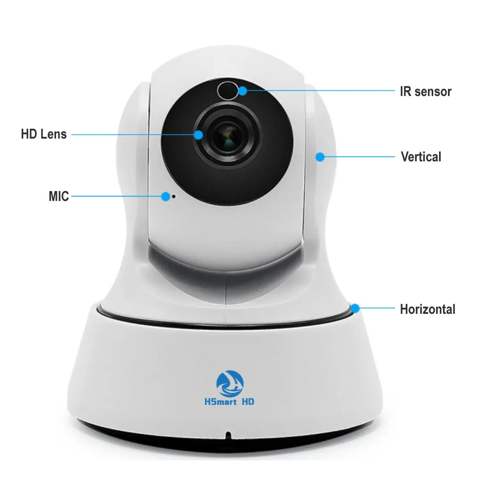 Wi Fi IP камера домашняя беспроводная мини Сетевая безопасности Wifi 720P IR CCTV XMeye IPC
