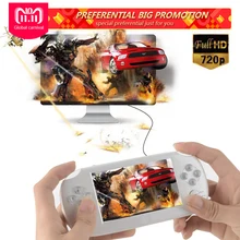 4," портативная игровая консоль 8 Гб видеоприставка MP4 MP5 мультимедийный проигрыватель электронная книга светодиодный фонарик игровых консолей