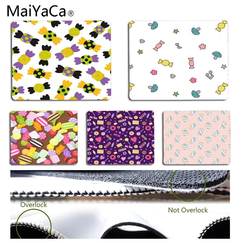 

MaiYaCa Rainbow Colorful Marshmallow Sweets Beautiful Anime Mouse Mat Size for 25x29CM Speed Version Gaming Mousepads