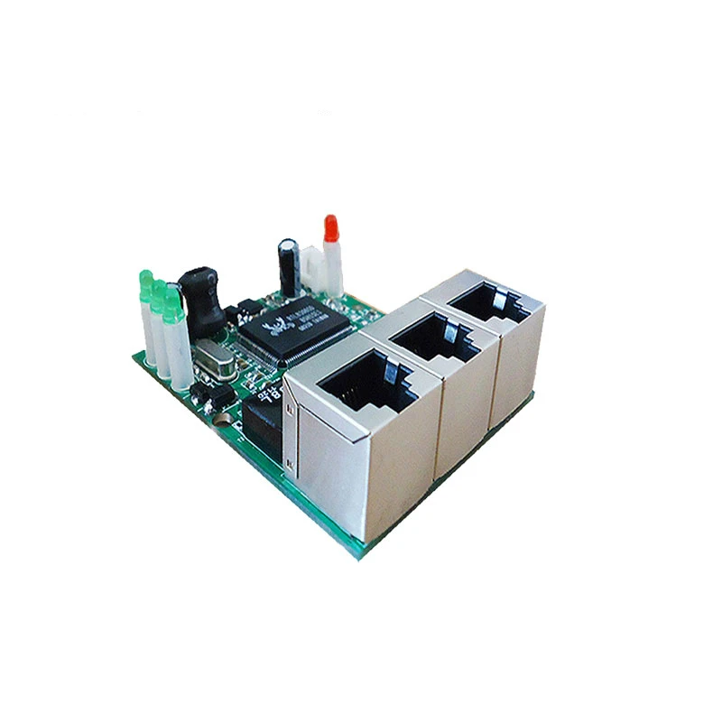 OEM производитель компания прямые продажи Realtek чип RTL8306E мини 10/100 Мбит/с rj45 lan hub 3