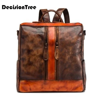 

Genuine Cow Leather Luggage Laptop Zipper Backpack Arrival Women's Casual Backpack Large Capacity Travel Bags For Girls LFB19