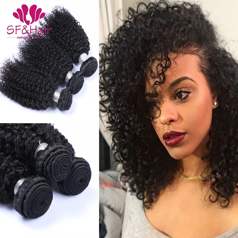 Brazilian Jerry Curl Virgin Hair 8A Grade Virgin Unprocessed Human Hair