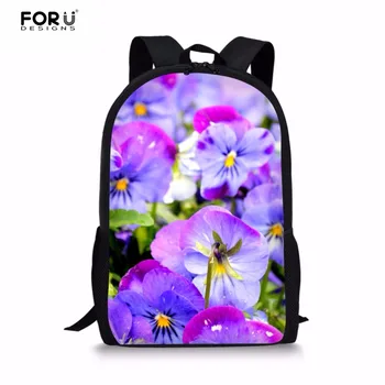 

FORUDESIGNS Large Backpack Female Casual Kids School Backpacks Fashion Floral Style Women Rucksack Children School Bag Mochila