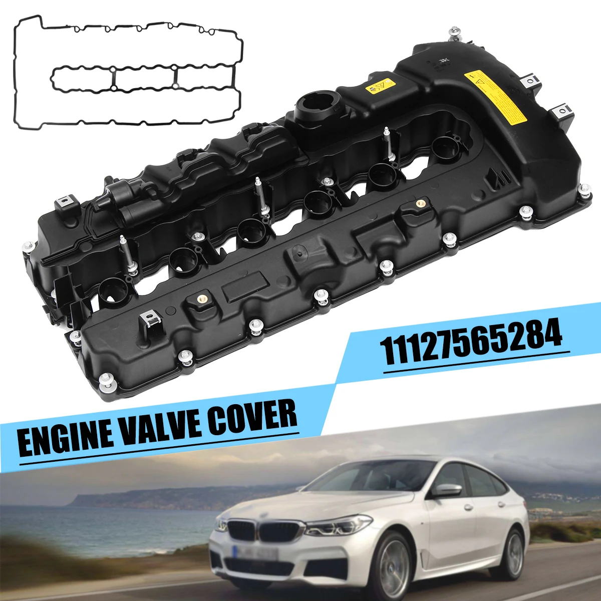 

Engine Valve Turbo Valve Cover Gasket for BMW 135i 335i 535i Z4 X6 N54 F02/E70 3.0L Twin Turbo Engines 2007-2014 11127565284