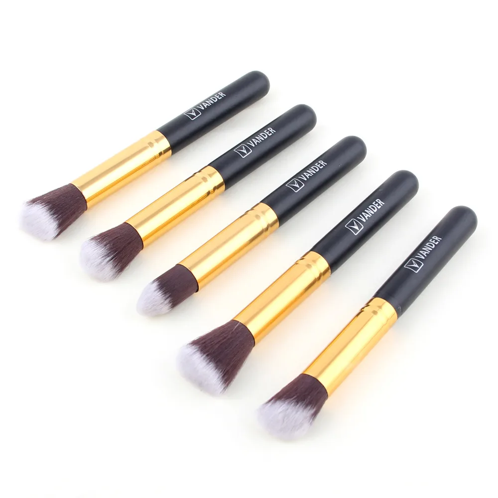 10X  Quality 10PCS Pro Makeup Brushes Set Foundation Blending Powder Eyeshadow Contour Concealer Blush Cosmetic Beauty Make-UP (3)