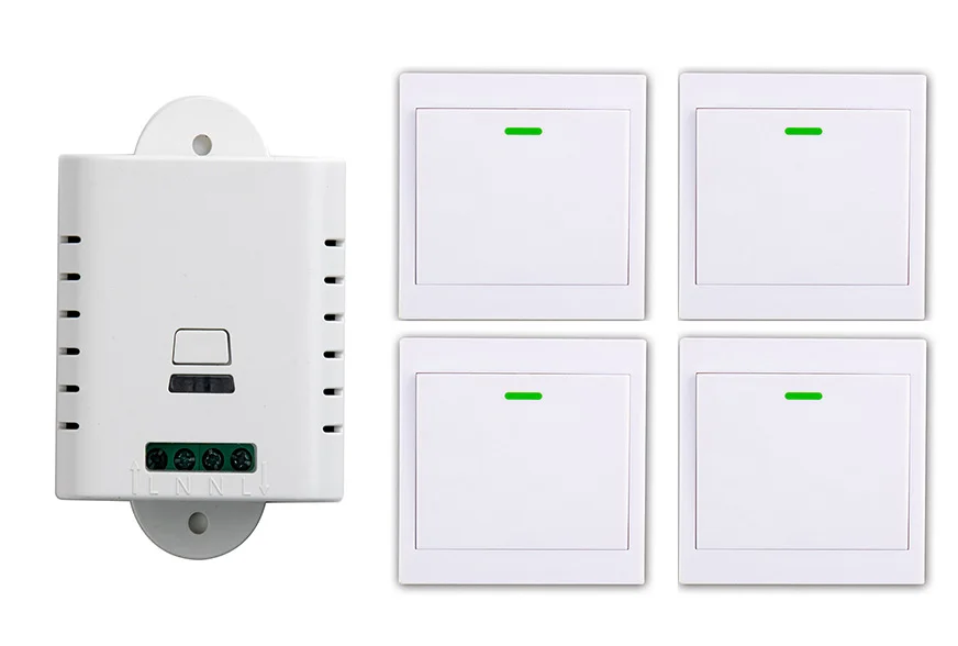 AC85V 110V 120V 220V 250V 1CH пульт дистанционного управления приемник настенный передатчик